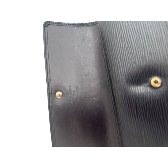 LOUIS VUITTON Black Epi Leather Long Wallet - Picture 6 of 11
